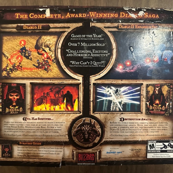 VINTAGE 2001 Diablo Battle Chest NIB - Picture 2 of 4